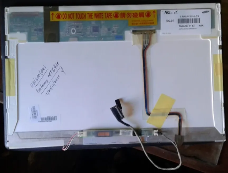 Pantalla Laptop Gateway - LCD LTN154X3-L03 - 30 pines - 15.4"